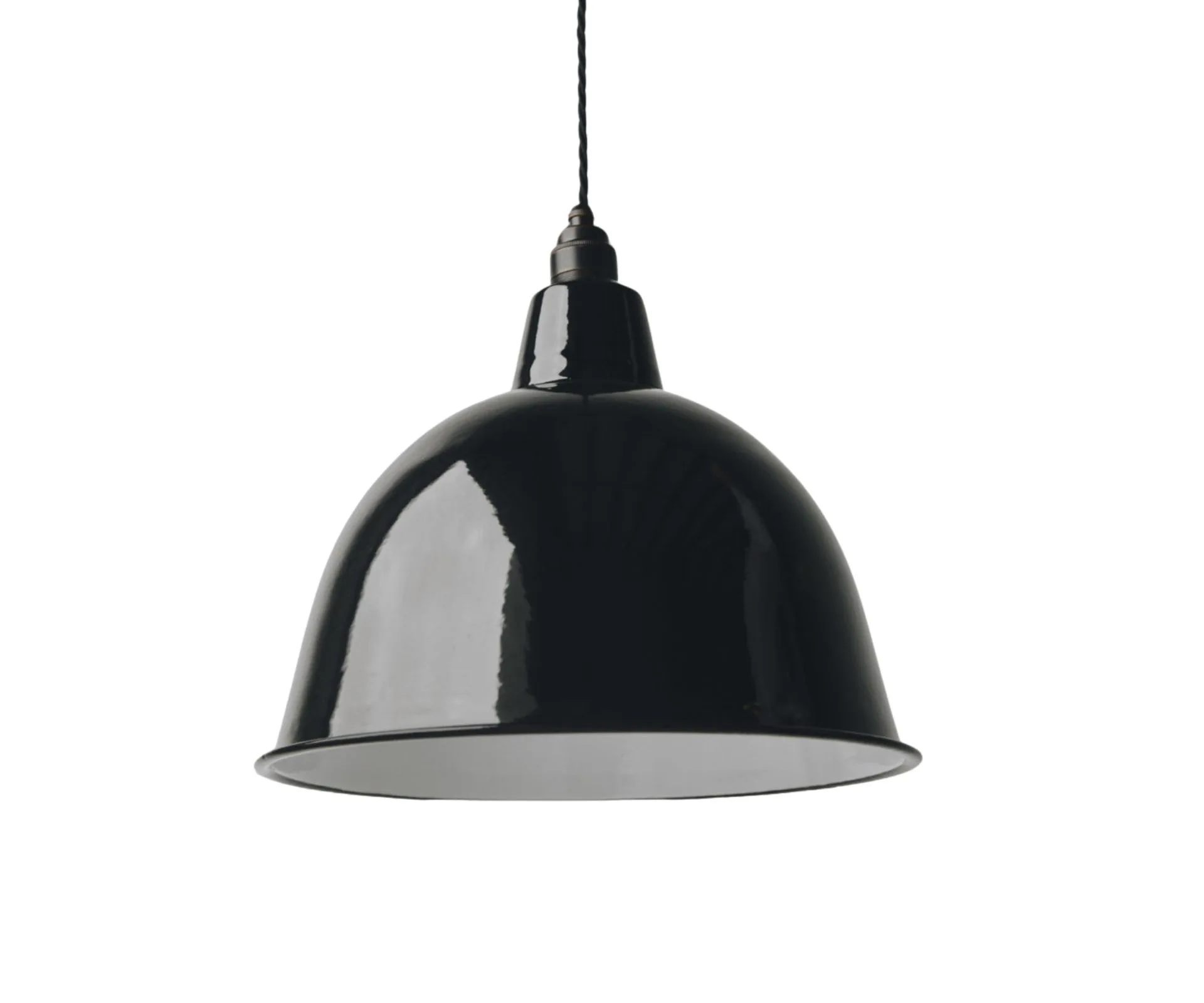 A large black light pendant