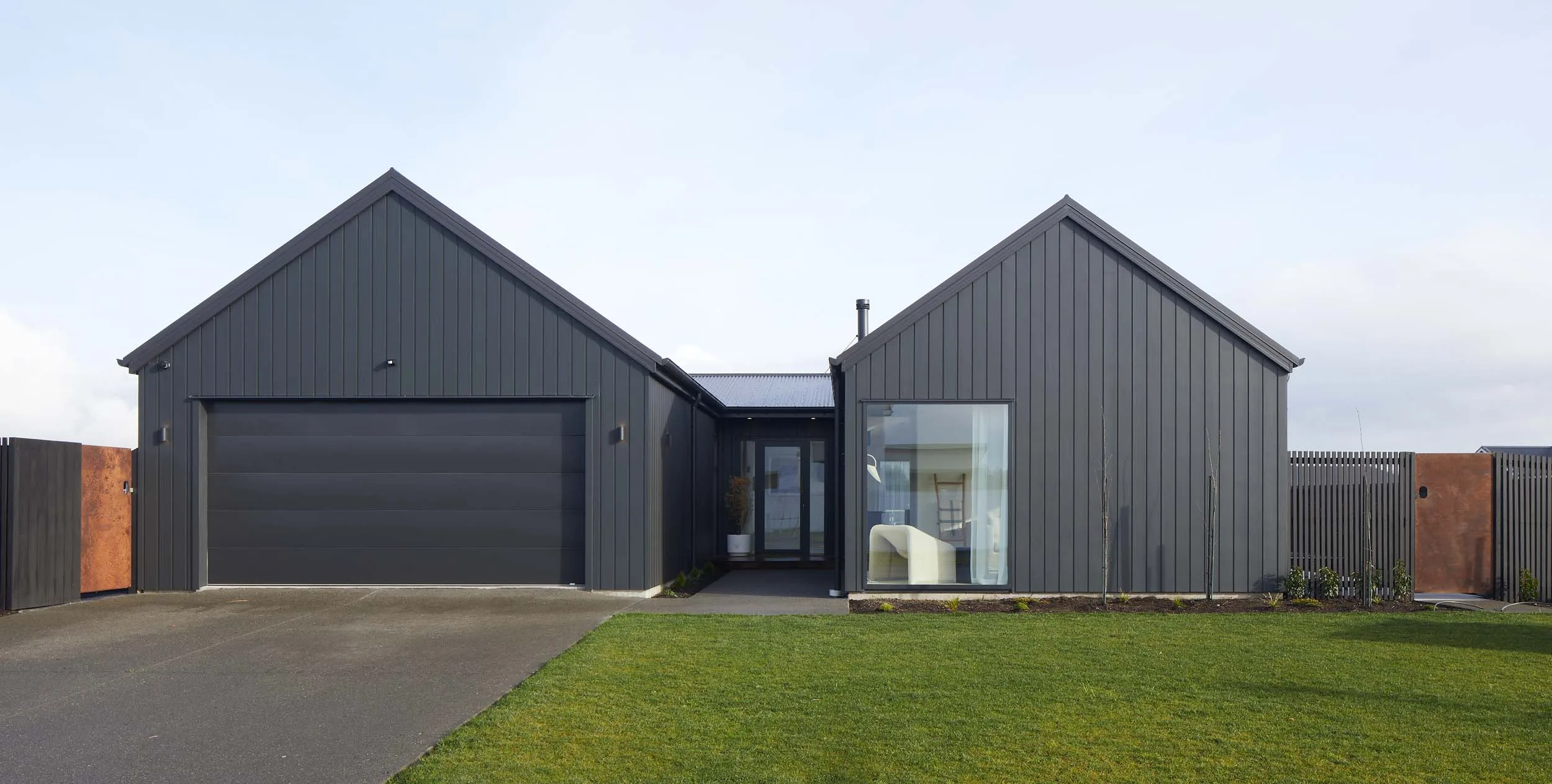 The exterior of the new Christchurch home