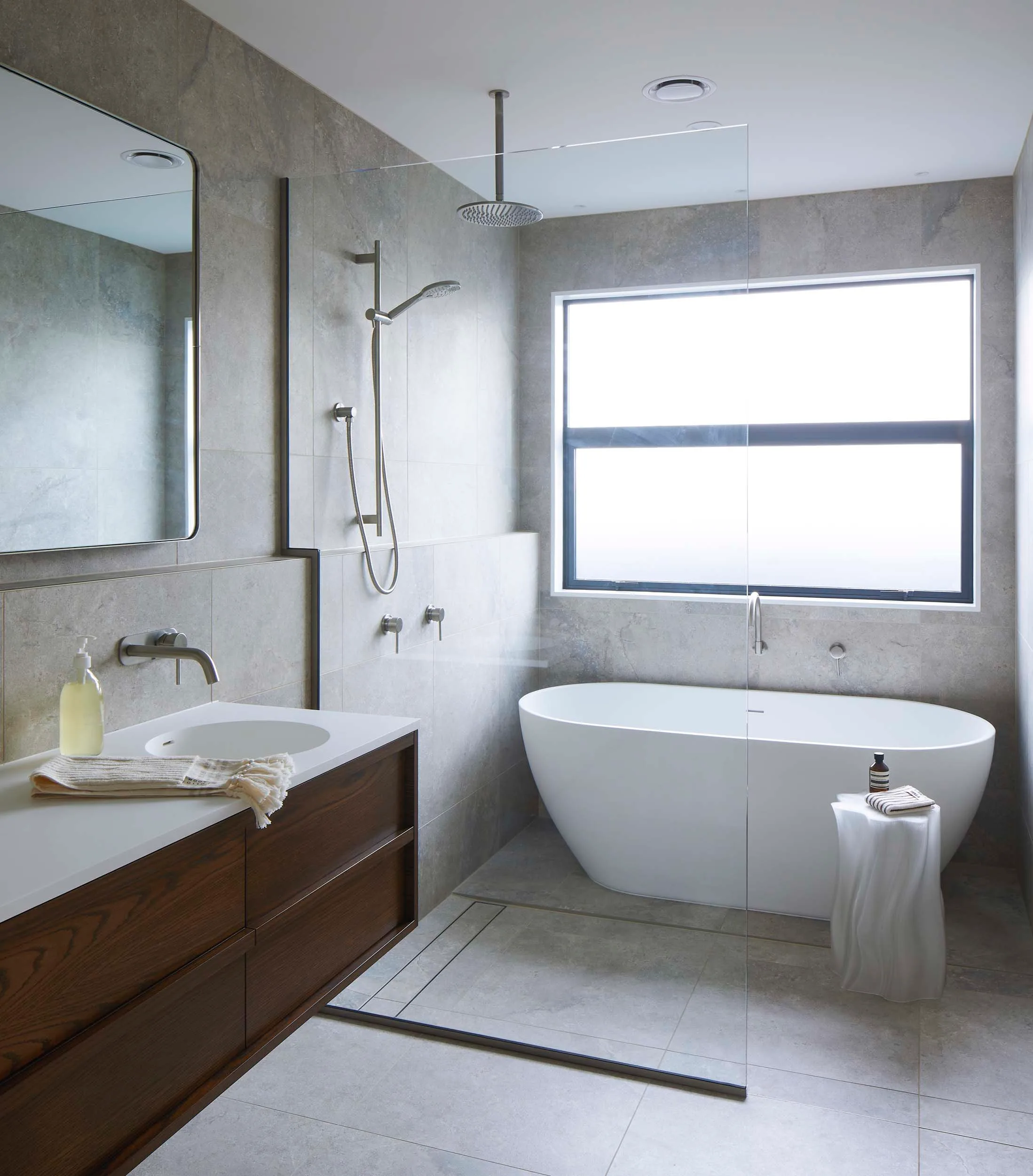 The new bathroom in the Christchurch home