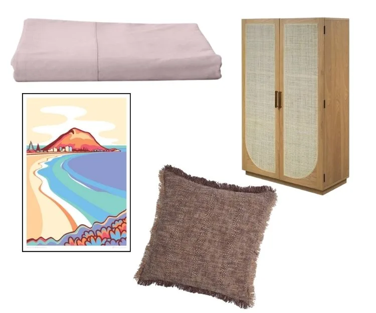 A collage of shopping products that are inspired by retro doll's houses