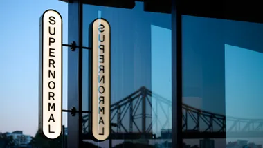 Supernormal Brisbane restaurant sign