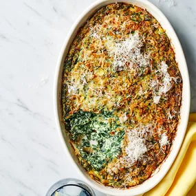 Spinach and ricotta sformato