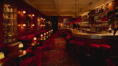 The mood low-lit surrounds of Le Splendide in South Yarra.