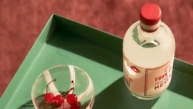 A cocktail made with Four Pillars Spiced Negroni Gin, an award-winning Australian gin from a well-known brand.