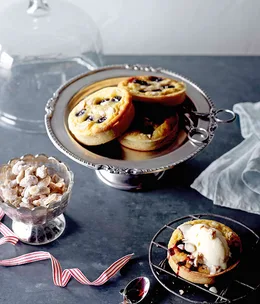 Philippa Sibley: Cherry clafoutis tartlets with candied almond ice-cream