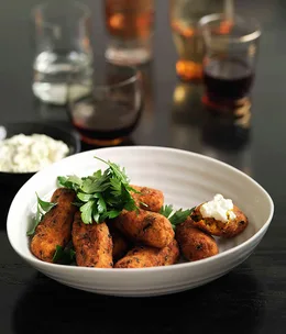 Shane Delia: Carrot and apricot croquettes with garlic and lemon ricotta