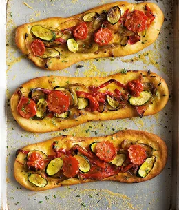 Coca de recapte (Catalan flatbread)