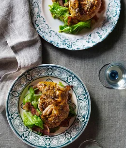 Jacques Reymond: Spatchcock and buttered cabbage with verjus
