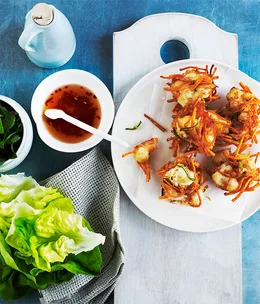 Vietnamese prawn cakes