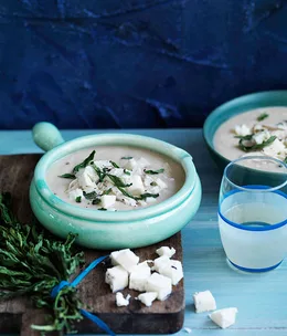 Chicken, egg and lemon soup
