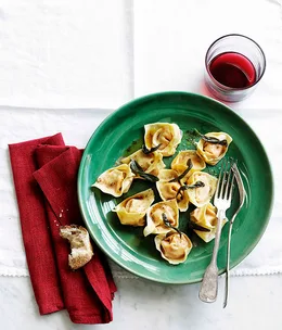 Pumpkin cappellacci with sage browned butter