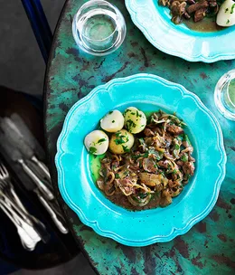 Venetian calf’s liver and onions