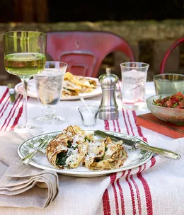 Ricotta and spinach crespelle