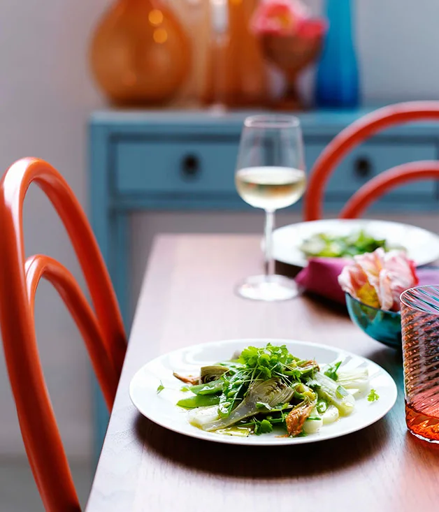 Summer vegetable barigoule