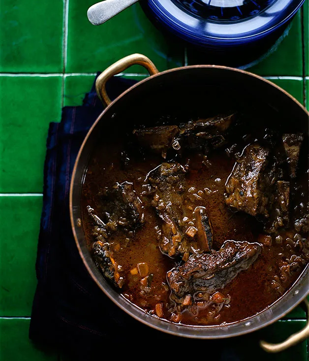 Beef short ribs agrodolce