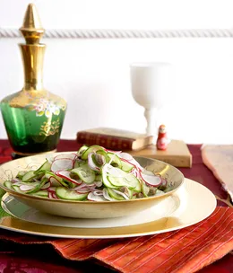 Cucumber and caper salad