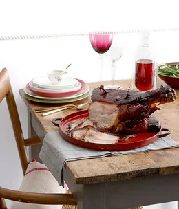 Glazed salt pork