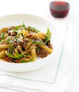 Sausage and rocket penne