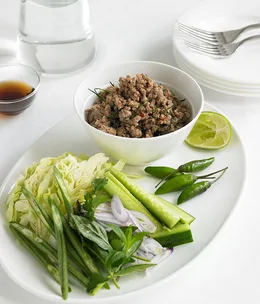 Pork larb