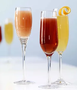 White Peach Bellini (left)