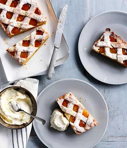 Marmalade and almond tart