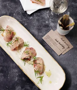 Kingfish crudo