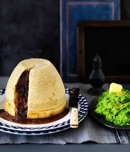 Beef and kidney pudding