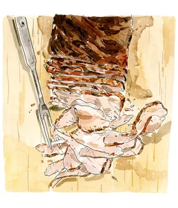 Texas-style barbecue brisket