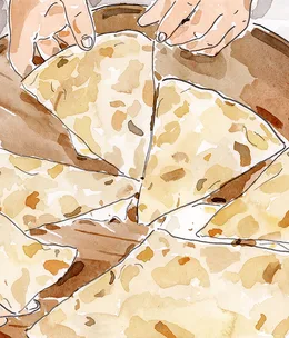Focaccia col formaggio