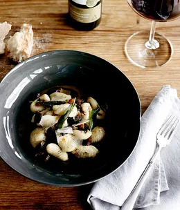 Gnocchi with pigeon and Marsala ragù