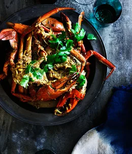 Ginger and coconut crab