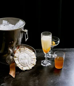 Lillet, Burnt Orange and Vanilla Mimosa