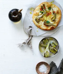 The cheat: marinated artichokes