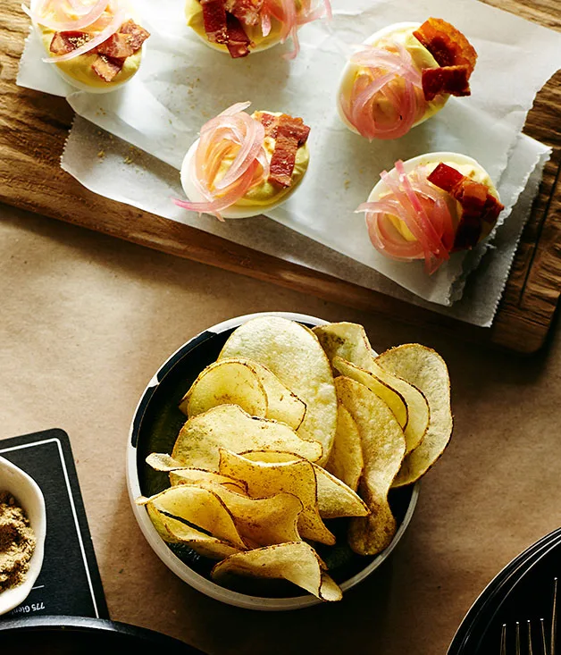 Devilled eggs