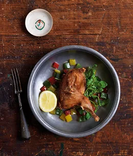 Mum's crisp quail