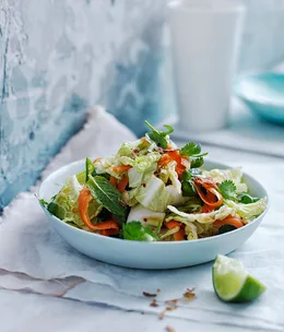 Vietnamese-style slaw with pickled carrot