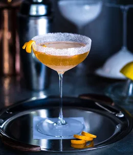 Bar Exuberante’s Champagne Crusta