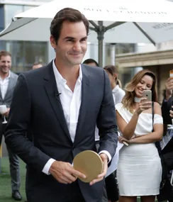 Tennis champion and Moët & Chandon global brand ambassador, Roger Federer.