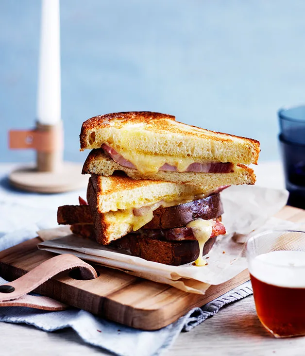 Bacon and cheese toasties