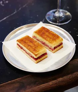 Mercado’s wagyu tongue toastie