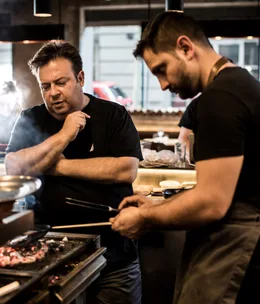 Peter Gilmore and Lennox Hastie dinner