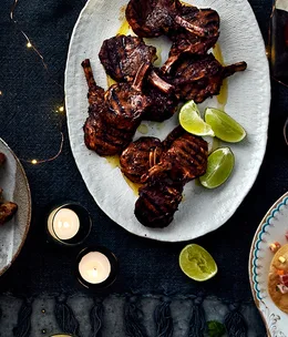 Adobo lamb cutlets