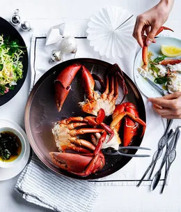 Mud crab with curry brown butter