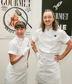 Scenes from the Gourmet Traveller x Lune pop-up