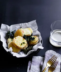 Potato scallops