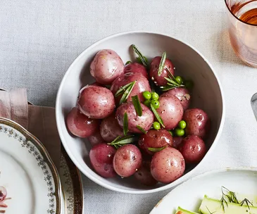 Potato and pea salad