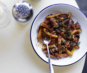 Lamb shoulder ragu with gnocchetti