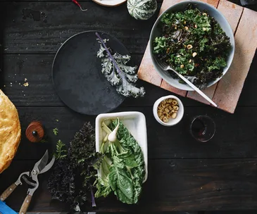 Heidi's kale salad 