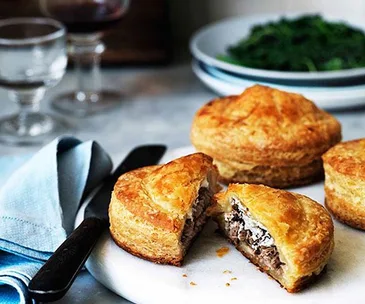 Duck and goat's cheese Pithiviers and other winter lunch ideas