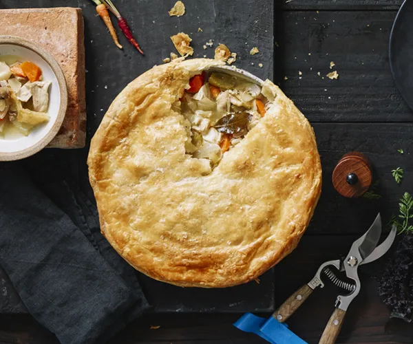 Rooster pie
